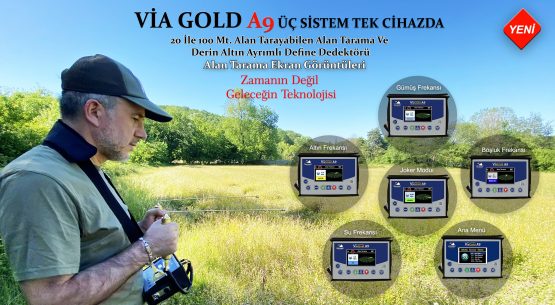 Ekranlı dedektör via gold a9
