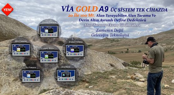 Ekranlı dedektör via gold a9